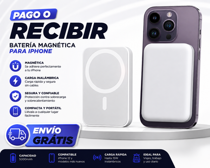 Power Bank Magnético 5000 mAh 🔋