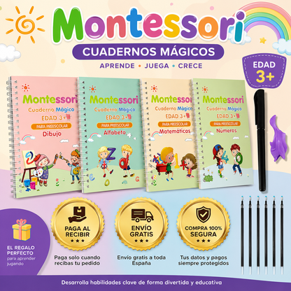Cuaderno mágico de escritura para Niños 4und 📚